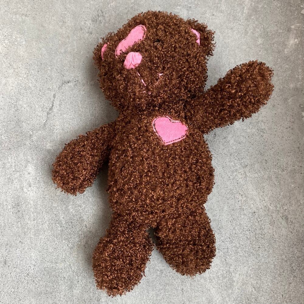 Dan Dee Collectors Choice Valentine’s Bear Pink Heart Accents‎ Plush Stuffed